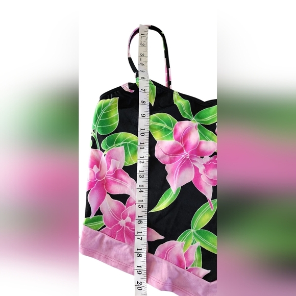 Vintage Sessa Swim Floral Tankini Top 14 Bottom 10 Women's Bikini Set - Picture 13 of 14